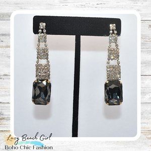 Crystal Rhinestone Dangle Earrings